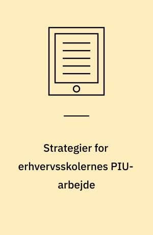 Strategier for erhvervsskolernes PIU-arbejde