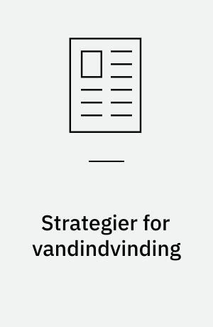Strategier for vandindvinding