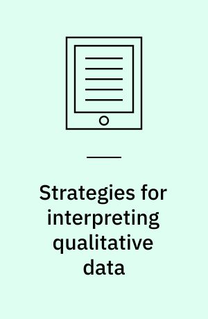 Strategies for interpreting qualitative data
