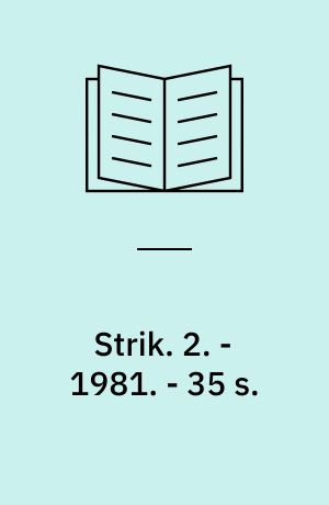 Strik. 2. - 1981. - 35 s. : ill.