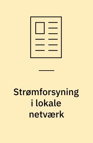 Strømforsyning i lokale netværk