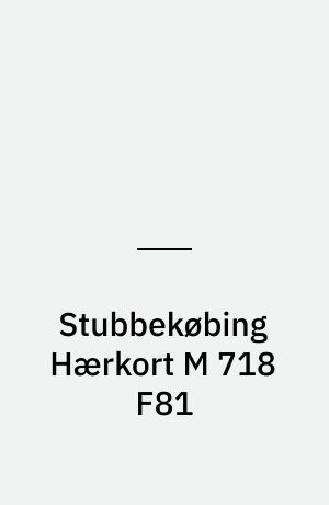 Stubbekøbing Hærkort M 718 F81 : Danmark 1:50 000 (2 cm)