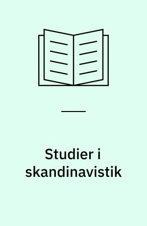 Studier i skandinavistik