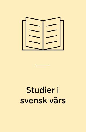Studier i svensk värs