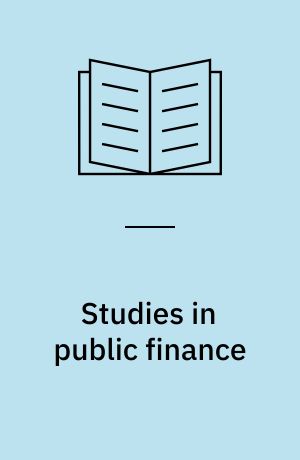 Studies in public finance