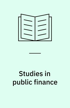 Studies in public finance