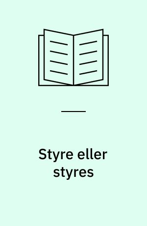 Styre eller styres : en evaluering af forsøg med selvforvaltning og rammestyring i Roskilde Amt