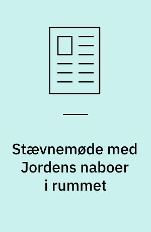 Stævnemøde med Jordens naboer i rummet