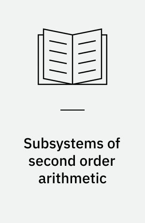 Subsystems of second order arithmetic