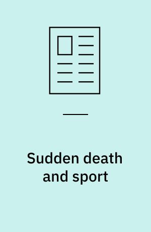 Sudden death and sport