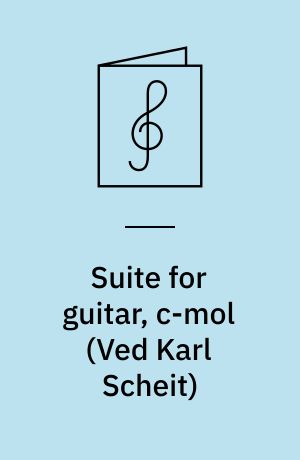 Suite for guitar, c-mol