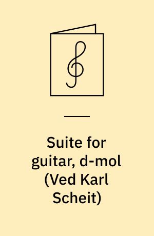 Suite for guitar, d-mol