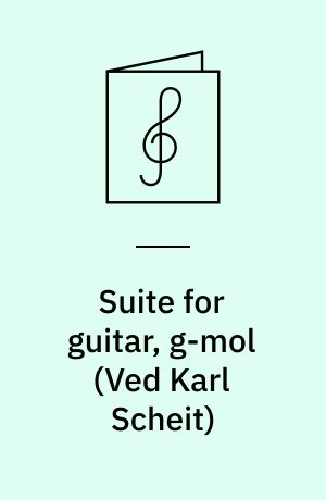Suite for guitar, g-mol