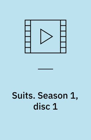 Suits. Season 1, disc 1 (Stor skrift)