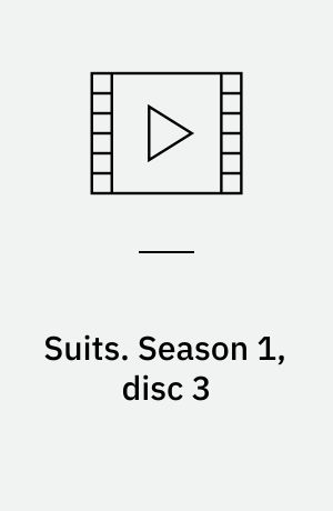 Suits. Season 1, disc 3 (Stor skrift)