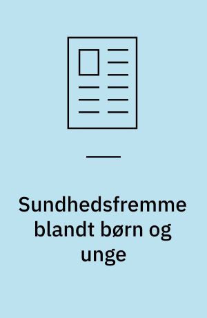 Sundhedsfremme blandt børn og unge