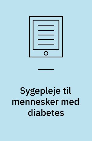 Sygepleje til mennesker med diabetes