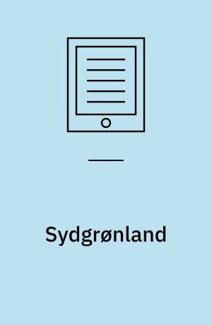 Sydgrønland : en strategisk miljøvurdering af kulbrinteaktiviteter i den grønlandske sektor af Labradorhavet og den sydøstlige del af Davis Stræde