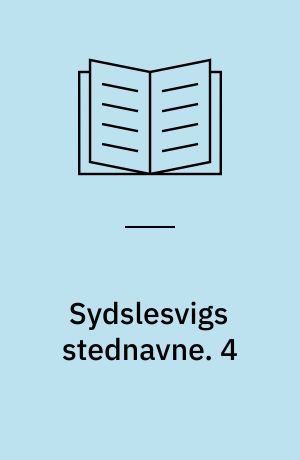 Sydslesvigs stednavne. 4 : Kær, Vis og Ugle herreder samt Joldelund og Fjolde sogne / ved Anders Bjerrum. - 1979-1986