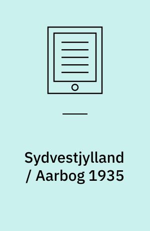 Sydvestjylland / Aarbog 1935