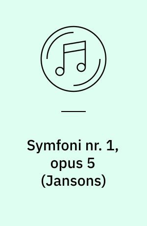 Symfoni nr. 1, opus 5