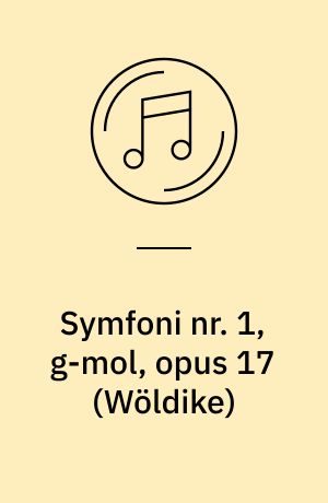 Symfoni nr. 1, g-mol, opus 17: Yrsa (Ouverture)