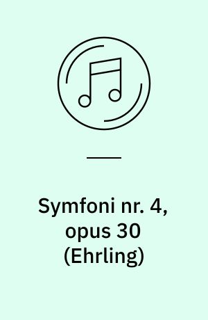 Symfoni nr. 4, opus 30 : sinfonia seriale sopra BACH-EGGE