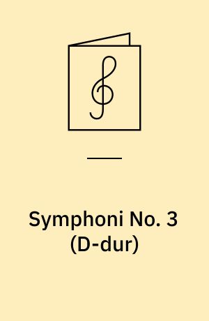 Symphoni No. 3 (D-dur) : Op. 42 : Klaverudtog for 4 Hænder af Komponisten