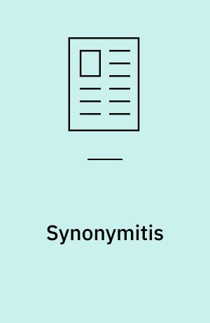 Synonymitis
