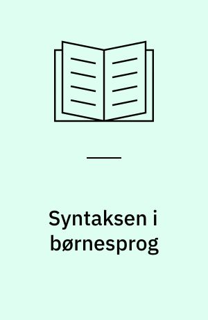 Syntaksen i børnesprog