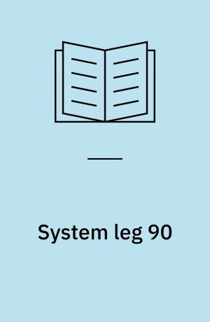 System leg 90 : en pædagogisk model til klassifikation af legetøj