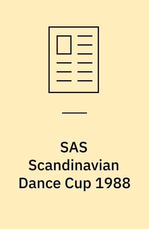 SAS Scandinavian Dance Cup 1988