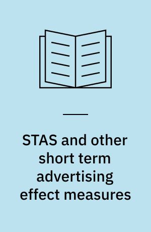STAS and other short term advertising effect measures