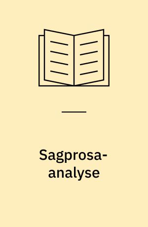 Sagprosa-analyse