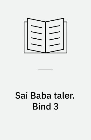 Sai Baba taler. Bind 3