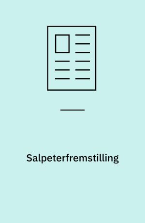 Salpeterfremstilling