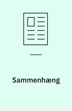 Sammenhæng : om at læse forfatterskab