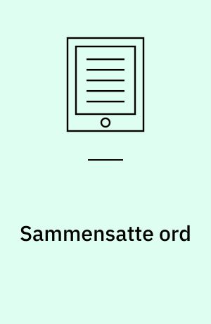 Sammensatte ord