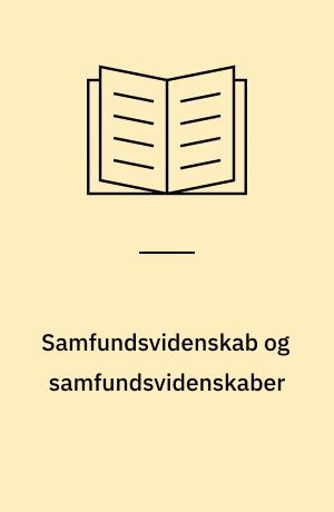 Samfundsvidenskab og samfundsvidenskaber