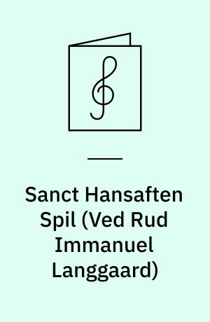 Sanct Hansaften Spil : fragment af slutscenen