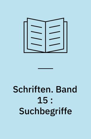 Schriften. Band 15 : Suchbegriffe : 26 TV-Dialoge