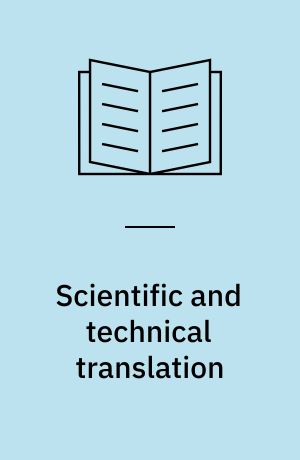 Scientific and technical translation