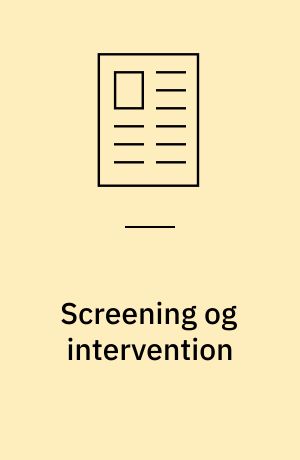 Screening og intervention : en strategi ved type 2-diabetes?