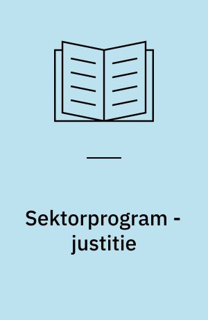 Sektorprogram - justitie : Sveriges ordförandeskap i Nordiska ministerrådet 2008