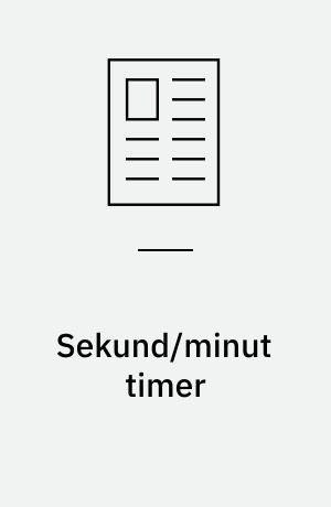 Sekund/minut timer