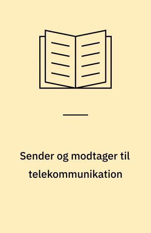 Sender og modtager til telekommunikation