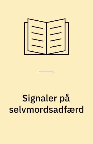 Signaler på selvmordsadfærd