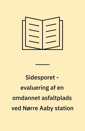 Sidesporet - evaluering af en omdannet asfaltplads ved Nørre Aaby station