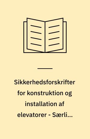 Sikkerhedsforskrifter for konstruktion og installation af elevatorer - Særlige anvendelser for passager- og godselevatorer. Del 70: Tilgængelighed til elevatorer for personer, inklusive personer med handicap. Tillæg