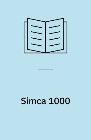 Simca 1000 : 1962/63/64-